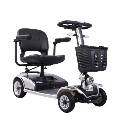 China DEMO Travel 4 wheels elderly electric scooter disabled handicapped folding mobility scooter for sale