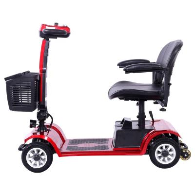 China DEMO Foldable 4 Wheels Electric Scooter Disabled Mobility Scooter for Elderly for sale