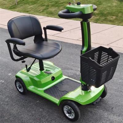 China wholesales hot selling cheap Elderly Electric 4 Wheel Disabled Handicap Foldable Mobility Scooters for sale