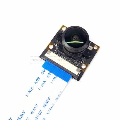 China For Raspberry pi 3B 3B+ 4B 4B+ 160 Degree Camera Module OV5647 For Raspberry pi 3B 4B 3B+ Adjustable Focus HD 5MP 2592*1944 15Pin 1MM Spacing OEM for sale