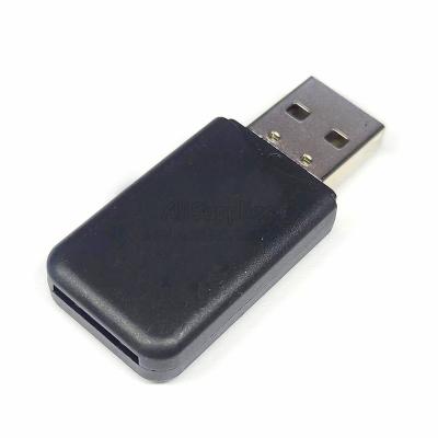 China USB2.0 Computer TF Card Reader MINI Memory Card Data Transmitter Black TF Memory Card Readers for sale