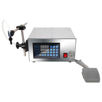 China GFK-280 Desktop Food Filling Machine Mini Home Use Automatic Single Liquid Or Double Headed Semi Headed for sale