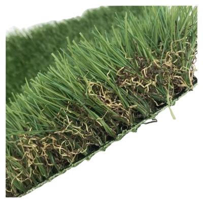 China PE+PP Ty Hot Selling Green Carpet Artificial Grass Carpet Rolls Lawn Artificial Grass Garden Outdoor Flooring Grass Sintetico for sale