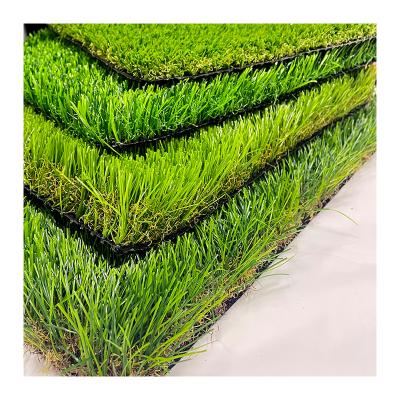 China PE+PP New Sports Floor Artificial Grass Carpet Floor Outdoor Football Artificial Turf Landscaping turkey Artificial Turf Landscaping for sale