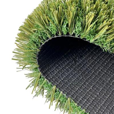 China PP+PE Grass Rug Artificial Grass Carpet Landsacaping Checkerboa Green Carpet Wedding Artificial Grass for sale