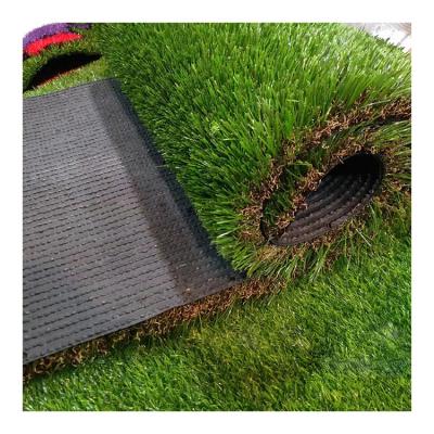 China PE+PP High Density Popular Cheap Price 25mm Outdoor Soft Tall Synthetic Carpet Turf Artificial Grass Mat Roll for sale