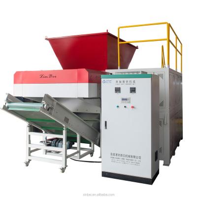 China Waste Plastic Recycling Plant PP/PE/PVC/PS Shredder Machine for sale