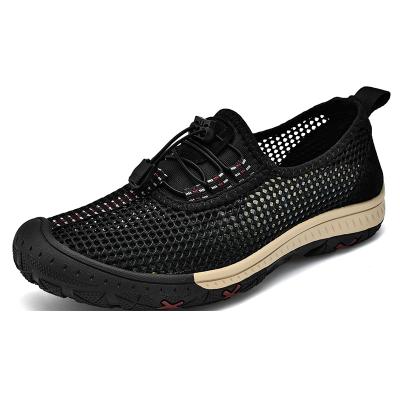 China Cushioning mesh men's shoes 2023 large mesh anti-skid summer net shoes up-to-date thin breathable and odor-proof for sale