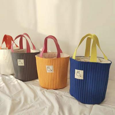 China Fashion Leisure Cute New Korean Style Canvas Drawstring Hot Selling Small Cross - Body Bag for sale