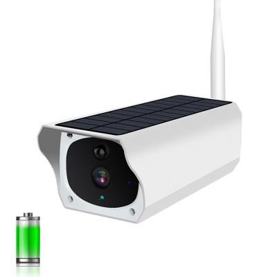 China Human Motion Tracking 2MP Wifi Wireless Bullet Camera Solar Alarm Recording Outdoor IP Cameras Solar Security Camera for sale