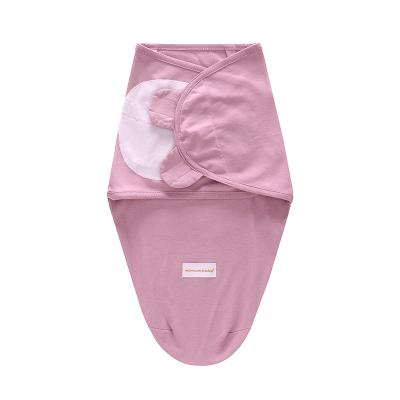 China Autumn 0-1 Years Spring and Tire Hat Set Breathable Newborn Baby Wrap Wrap Towel Baby Sleeping Bag for sale