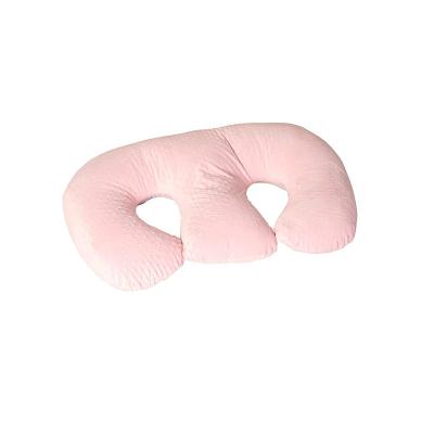 China 2022 Minky Soft Point Anti-bacteria New Arrival E-shaped Baby Feeding Pillow For Newborn Baby Big Care Pillow for sale