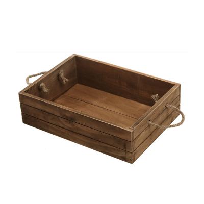 China Fashional Wide Open Organizer Cabinet Storage Box Decorative Clothes With Rope Handles Open With Rope Handles for sale