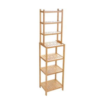 China Viable Modern7 Tier Corner Shelf Rack Bathroom Storage Shelves For Kitchen Living Room Display Storage Racks for sale