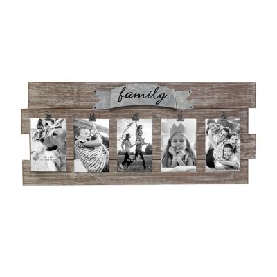 China Wholesale 12 Inch Large Wood Funny Digital Wooden Girl Photo Frame Black Large Set Collage Picture Frames for sale