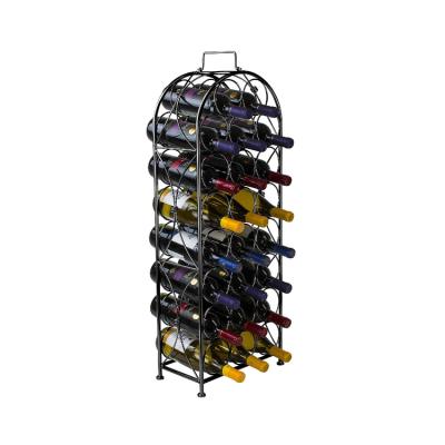 China Sustainable Luxury Gold Wine Bar Rack Modern Gold Display Racks Wine Rack Rack for sale