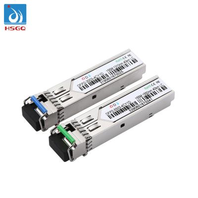 China Switch/OLT HSGQ-HSGQ SFP+ 10G bidi LC SFP+ transceiver 1270nm/1330nm 20km 40km 60km 80km 100km for sale