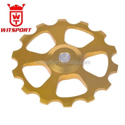 China Aluminum alloy+ceramic teeth/steel 14th teeth large ceramic bicycle pulley wheel gear ratio clutch for sale