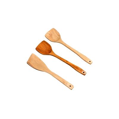 China Sustainable Wooden Spoons For Cooking Bamboo Disposable Utensil Set Nonstick Kitchen Premium Quality Housewarming Gifts For Daily Use for sale