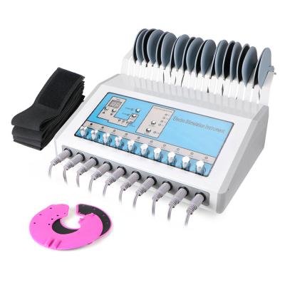 China Portable Electro Muscle Stimulator Machine Microcurrent Stimulator Russian Detox Physiotherapy Waves Machine for sale