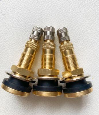 China TR618A KD005 Agricultural Tractor Air Grader Liquid Brass Water Brass Tire Valve Trims for sale