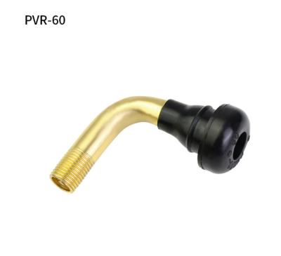 China Brass + EPDM PVR60 Customizable Brass Motorcycle Bicycle EPDM Tubeless Tire High Quality Valve for sale