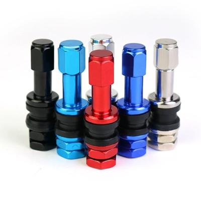 China V-4 TR43E V-5 TR48E Wheel Tubeless Tire Valve Color Bolt Motorcycle Aluminum Retrofit Aluminum Vacuum for sale