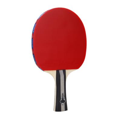 China Poplar and pure wood bottom rubber table tennis rackets for sale