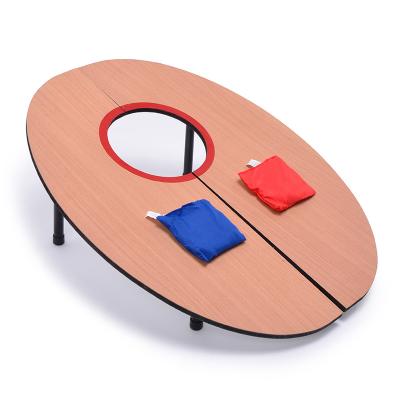 China Sports Toy Wooden Bean Bag Toss Game With Sandbag Toss Game With Sandbag for sale