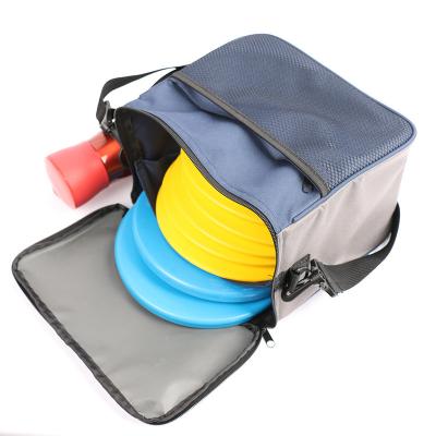 China Durable Outdoor Training Disc Bag Golf Flight Disc Backpack Canvas Storage Outdoor Training Bag Storage Bag for sale