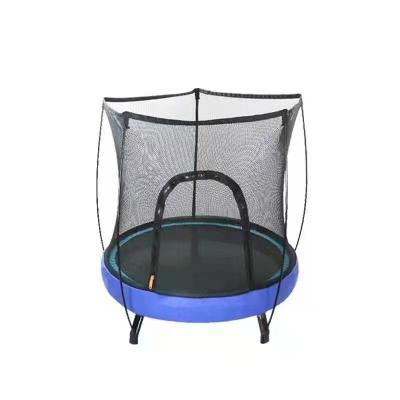 China Without Protective Net Indoor Children Jumping Trampoline Family Toy Small Round Bouncing Bed Household Bounce Bed With Protective Wire Net for sale