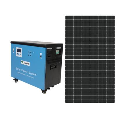 China Household Lighting Solar Power Generation System Reverse Control Integrated Portable Solar Generator GY-SUB2 for sale