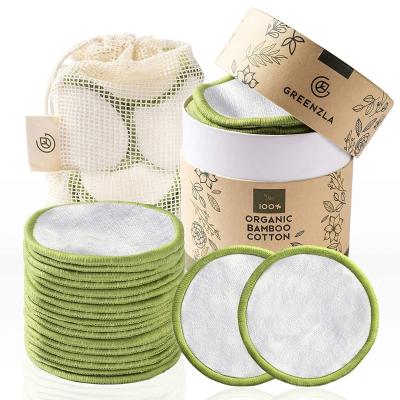 China Reusable Makeup Remover Pads With Washable Laundry Bag And Round Box for Storage cotton makeup remover pads 12 pack zu verkaufen