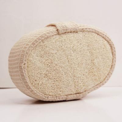 China Waffle Exfoliating Loofah Sponge Scrubber Brush for sale