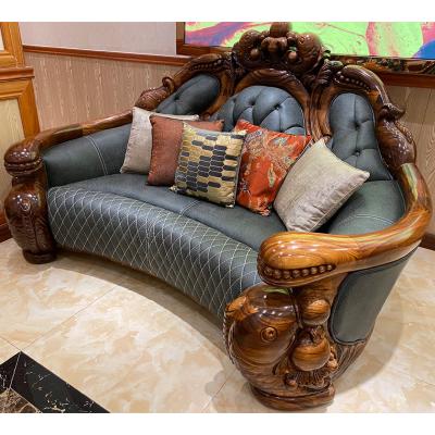 China Luxury Modern Exclusive Modular Sectional Living Room Set High End Nubuck Couch Sofa Set Deep Modern Leather Extendable Living Room Sofa for sale