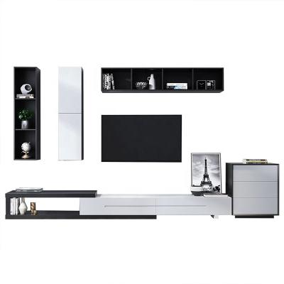 China Hot Sale Living Room MDF Eco - Friendly Tv Stand Up Modern Tv Wall Unit for sale