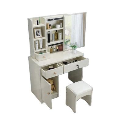 China Easy Assemble Modern And Simple Solid Wood Vanity Table To Make Up Bedroom Furniture Dresser Table for sale