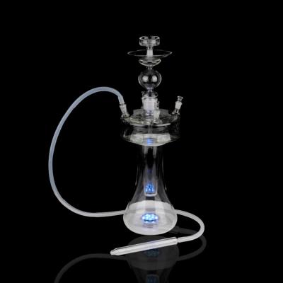 China With LED light hookah shisha transparent glass new in china for sale