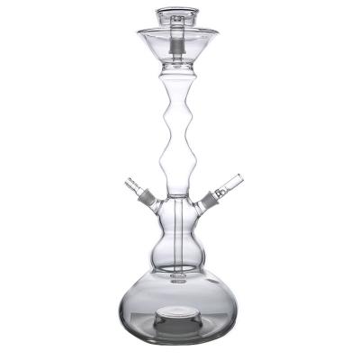 China Shisha Smoking Full Glass Hookah Shesha Shisha Base Nargile Turkey Double Hose Size Large for sale