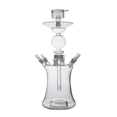 China The New Fashionable Narguile Design The Lead Glass Hookah Chicha Smoking Shisha For 6 Users for sale