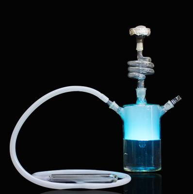 China With LED light hot selling shisha cachimbas art glass hookah for sale