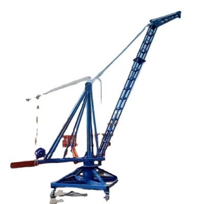 China Other Small cargo handling cranes for workshops, warehouses, fishing grounds etc. Quay deck high level fish pond cranes for sale