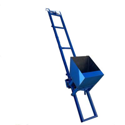 China Building Material Shops Mechanical construction creeper hoist ramp construction loading lift bucket hoist mortar stone brick loading equipment for sale