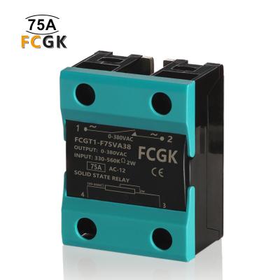 China Sealed Adjustable Solid State Relay 75assr Relay 0-250VAC Ssr 70 A Single Phase for sale