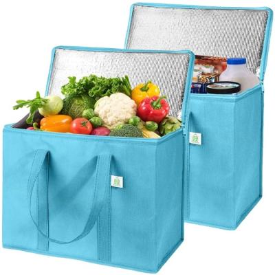 China Waterproof Restaurant Insulated Cooler Bag Waterproof Aluminum Foil Wine Bags Wholesale Factory Price for sale