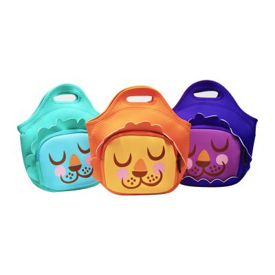 China Wholesale Waterproof Thermal Insulation Cooler Bags Large Capacity Mario Lunch Box Bag Rubber Cartoon Cooler Insulated Portable Lunch for sale