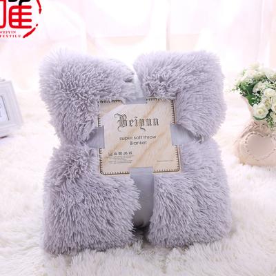 China Wholesale Cheap Disposable Soft Cozy Luxury Thick Fluffy Baby Blankets Plush Microfiber Faux Fur Safety Blanket For Toddlers Baby for sale