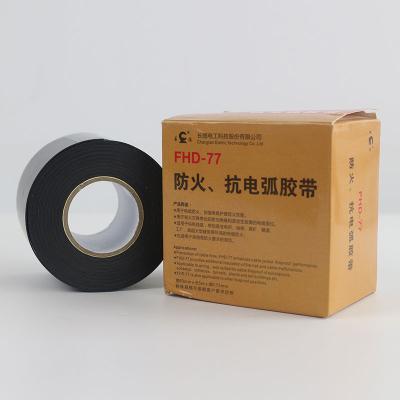 China High temperature black PVC electric self-adhesive plastic self-adhesive waterproof arc insulation pollution elastic material tape for sale