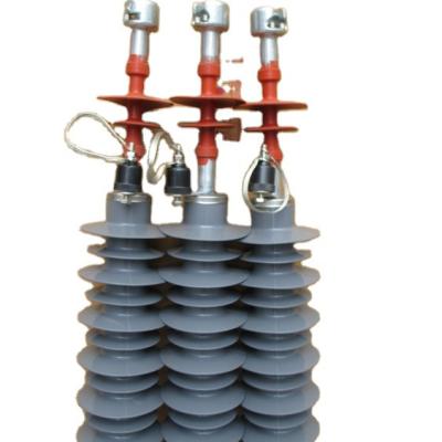 China Minsai Good Quality 35kv HY5WX-51-134 Distribution Insulator Polymer Lightning Surge Arrester China Manufacturer HY5WX-51-134 Distribution Insulator for sale