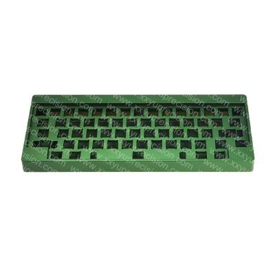 China Customized Machining Aluminum CNC Keyboard Case Brass Plate CNC Keyboard Mechanical Parts for sale